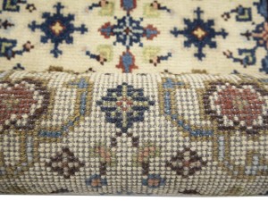 Cream Floral 2'6X23'4 Chobi Oriental Runner Rug