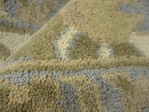 Cream Floral 9X18 Oushak Oriental Rug