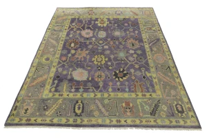 Floral Colorfast 8X10 Oushak Chobi Oriental Rug