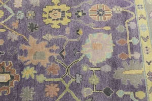 Floral Colorfast 8X10 Oushak Chobi Oriental Rug