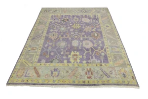 Floral Colorfast 8X10 Oushak Chobi Oriental Rug