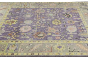 Floral Colorfast 8X10 Oushak Chobi Oriental Rug