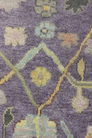 Floral Colorfast 8X10 Oushak Chobi Oriental Rug