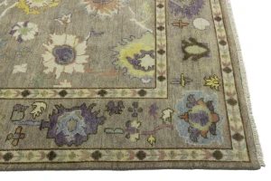 Floral Colorfast 8X10 Oushak Chobi Oriental Rug
