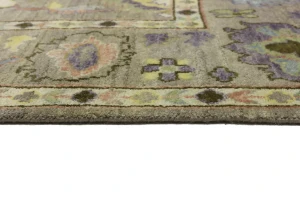 Floral Colorfast 8X10 Oushak Chobi Oriental Rug