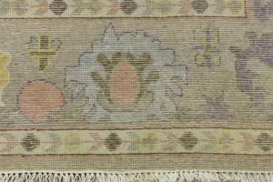Floral Colorfast 8X10 Oushak Chobi Oriental Rug