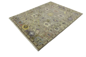 Floral Colorfast 8X10 Oushak Chobi Oriental Rug