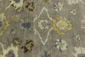 Floral Colorfast 8X10 Oushak Chobi Oriental Rug