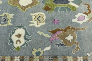 Floral Colorfast 8X10 Oushak Chobi Oriental Rug