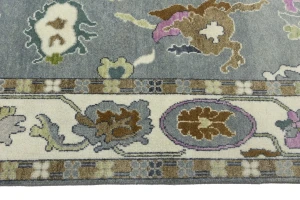 Floral Colorfast 8X10 Oushak Chobi Oriental Rug