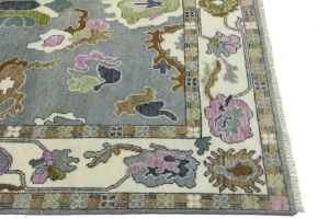 Floral Colorfast 8X10 Oushak Chobi Oriental Rug