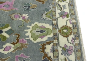 Floral Colorfast 8X10 Oushak Chobi Oriental Rug