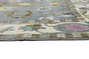 Floral Colorfast 8X10 Oushak Chobi Oriental Rug