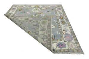 Floral Colorfast 8X10 Oushak Chobi Oriental Rug