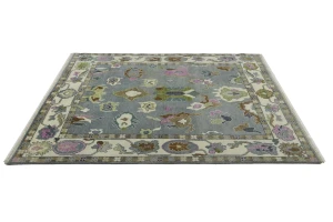 Floral Colorfast 8X10 Oushak Chobi Oriental Rug