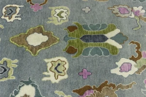Floral Colorfast 8X10 Oushak Chobi Oriental Rug