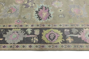 Floral Colorfast 9X12 Oushak Chobi Oriental Rug