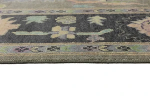 Floral Colorfast 9X12 Oushak Chobi Oriental Rug