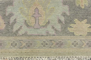 Floral Colorfast 9X12 Oushak Chobi Oriental Rug