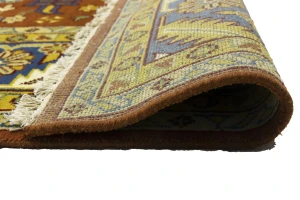 Orange Floral 12X15 Indo-Mahal Oriental Rug