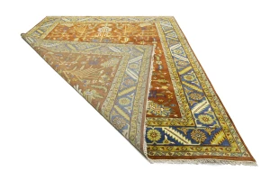 Orange Floral 12X15 Indo-Mahal Oriental Rug