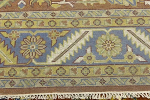 Orange Floral 12X15 Indo-Mahal Oriental Rug