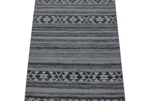 Multicolored Geometric 2X3 Hand-Tufted Modern Rug