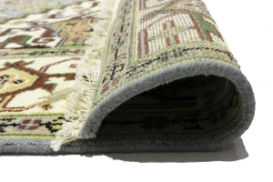 Light Gray Geometric 8X10 Heriz Serapi Oriental Rug