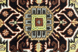 Light Gray Geometric 8X10 Heriz Serapi Oriental Rug