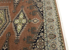 Rust Tribal 8X10 Indo-Viss Oriental Rug