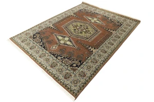 Rust Tribal 8X10 Indo-Viss Oriental Rug