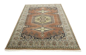 Rust Tribal 8X10 Indo-Viss Oriental Rug