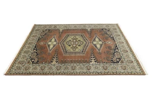 Rust Tribal 8X10 Indo-Viss Oriental Rug
