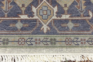 Cream Floral 8X10 Heriz Serapi Oriental Rug
