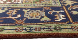 Rusty Red Geometric 8X10 Heriz Serapi Oriental Rug