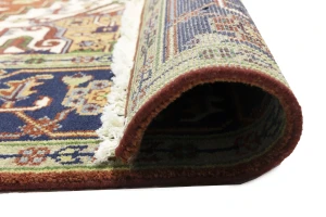 Rusty Red Geometric 8X10 Heriz Serapi Oriental Rug
