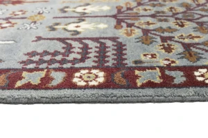 Light Gray Floral 8X10 Tree of Life Chobi Oriental Rug