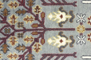 Light Gray Floral 8X10 Tree of Life Chobi Oriental Rug