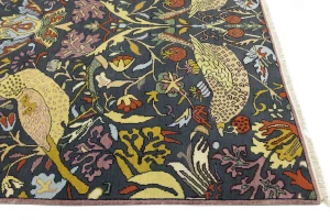 Dark Gray Pictorial Tribal 8'8X11'5 Chobi Oriental Rug