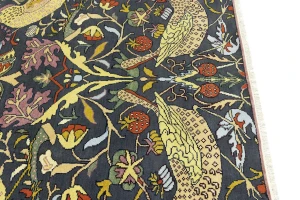 Dark Gray Pictorial Tribal 8'8X11'5 Chobi Oriental Rug
