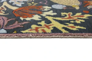 Dark Gray Pictorial Tribal 8'8X11'5 Chobi Oriental Rug