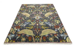 Dark Gray Pictorial Tribal 8'8X11'5 Chobi Oriental Rug