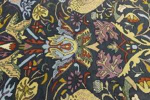 Dark Gray Pictorial Tribal 8'8X11'5 Chobi Oriental Rug