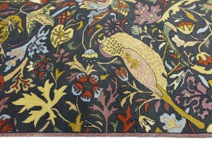 Dark Gray Pictorial Tribal 8'8X11'5 Chobi Oriental Rug