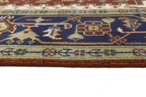 Rusty Red Geometric 8X10 Heriz Serapi Oriental Rug