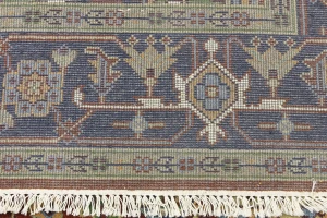 Rusty Red Geometric 8X10 Heriz Serapi Oriental Rug