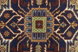 Rusty Red Geometric 8X10 Heriz Serapi Oriental Rug