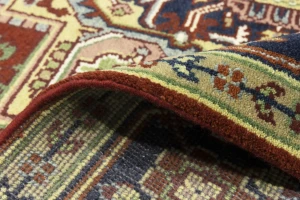 Red Geometric 8X10 Heriz Serapi Oriental Rug