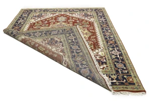 Red Geometric 8X10 Heriz Serapi Oriental Rug