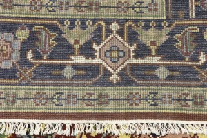 Red Geometric 8X10 Heriz Serapi Oriental Rug